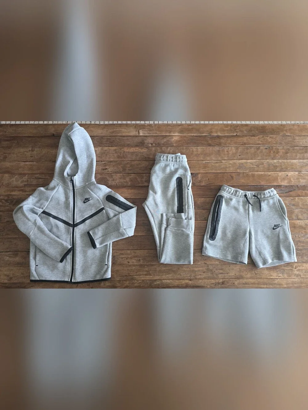 YOUTH Fleece NIKE TECH Set 3 Piece Sz M